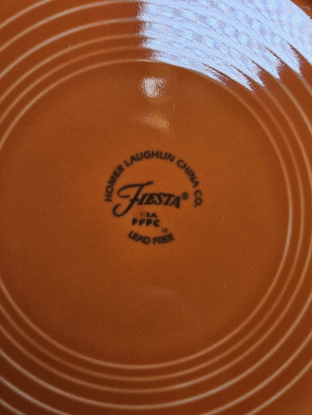 Homer Laughlin Fiesta Poppy Orange 10.5